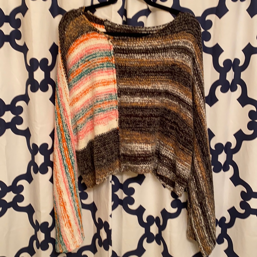 Color block sweater